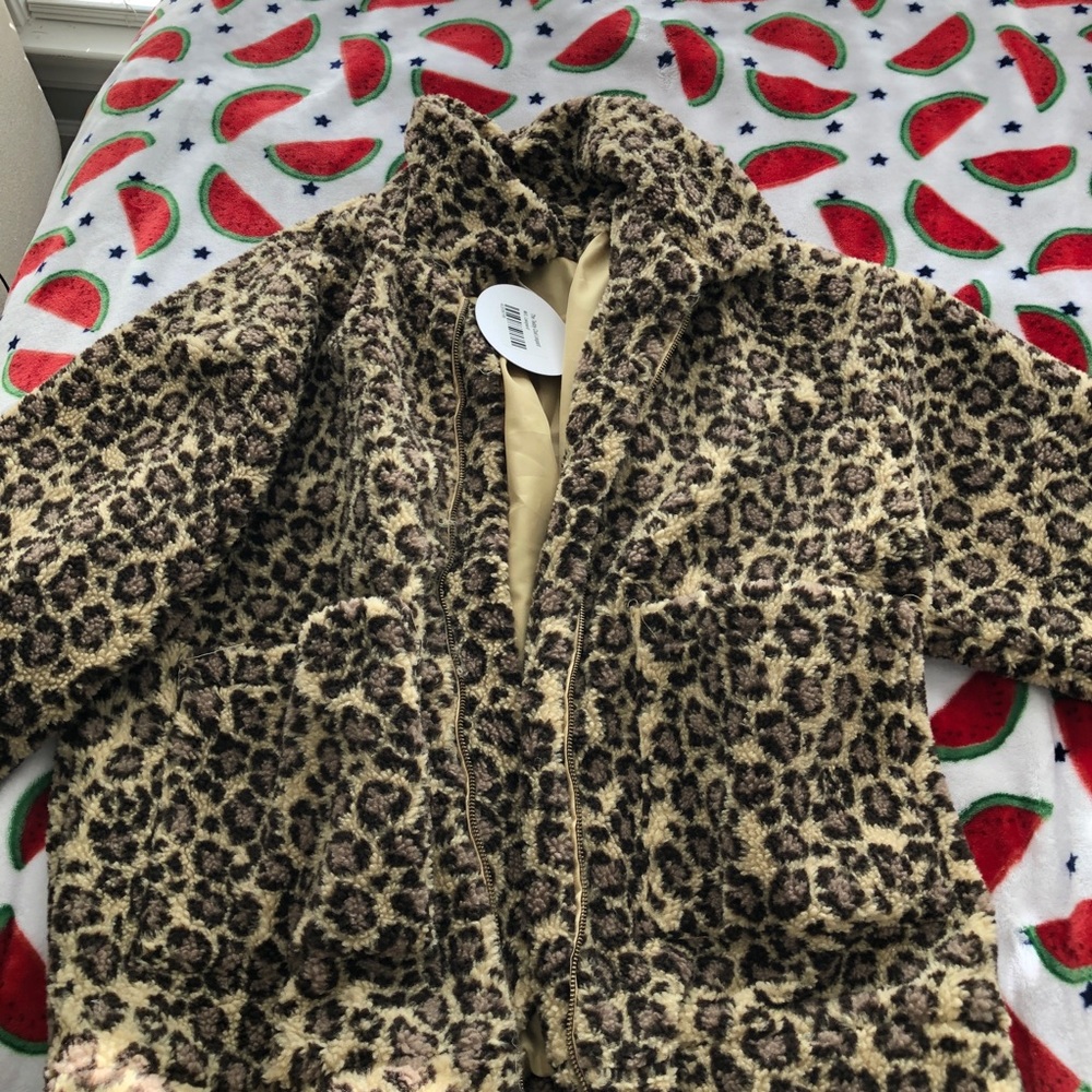 Cheetah Teddy Jacket